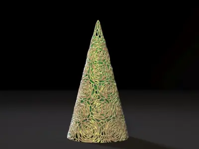Christmas tree 3D print model buy