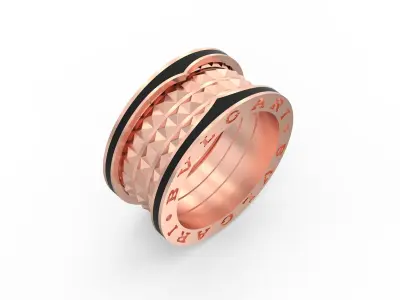 Bvlgari Ring 3D print model E 08 3D print model