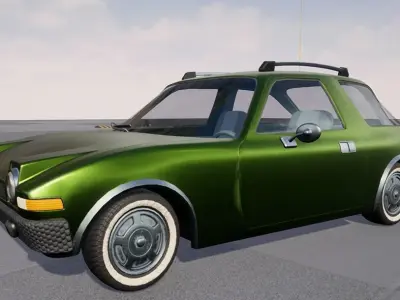 AMC Pacer 75 Free low-poly 3D model