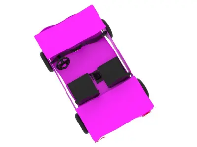 Car From Plasticine 3D model