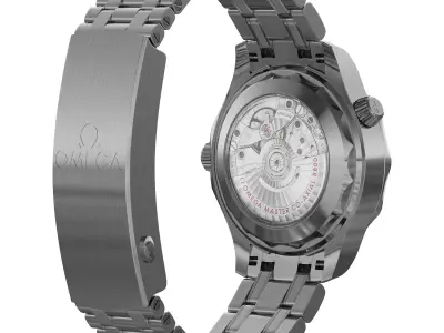 Omega Seamaster Diver 300M white 3D model