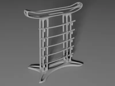 Coctailstick Katana Rack Free 3D print model