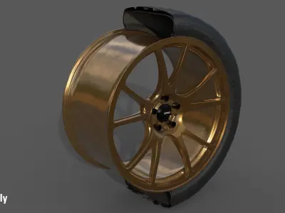 Federal 595 RS 265 35 for 18x9 Low-poly 3D model