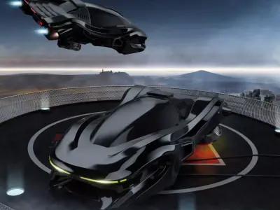 Sci Fi - Car 3D model