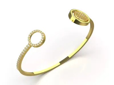  Bracelet A Symbol of Modern Elegance Unparalleled Shine bg0049 3D print model