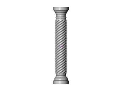 Spiral classical column  3D print model