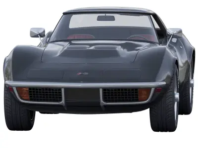Chevrolette 1968 Corvette Stingray   3D model