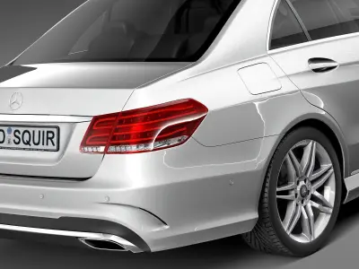Mercedes-Benz E-Class AMG Sedan 2015 3D model