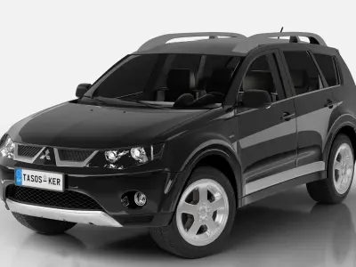 Mitsubishi Outlander 2008 3D model