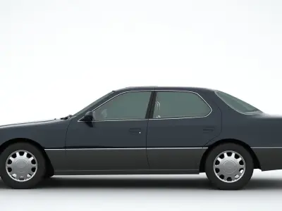 Toyota Celsior 1989 3D model