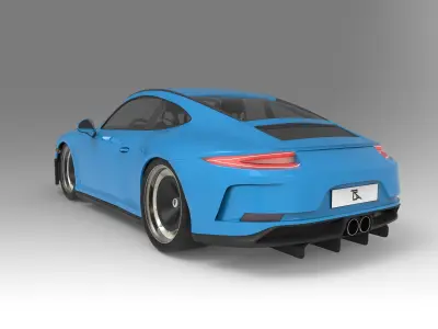 Porsche 911 GT3 Touring 3D model
