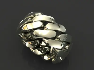 CUBAN RING SIZE 9 USA  3D print model