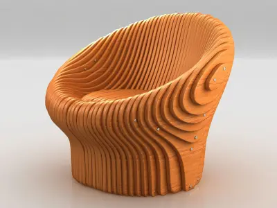 Parametric Chair  04 3D model