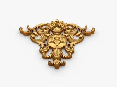 Classic decor ornament 287 3D model