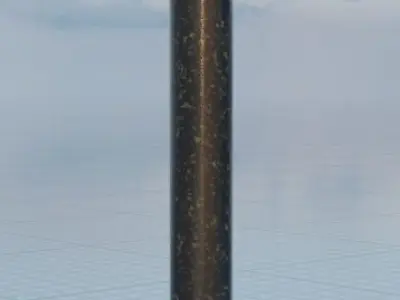 Fancy Column Free low-poly 3D model