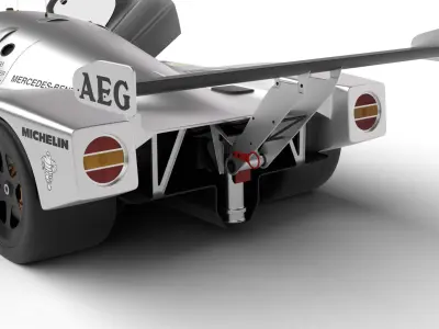 Mercedes Benz C9 1987 Sauber Racing HQ 3d model 3D model