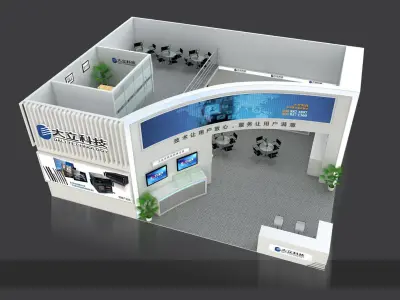 Exhibition - Area - 12X9-3DMAX2012-03 3D model