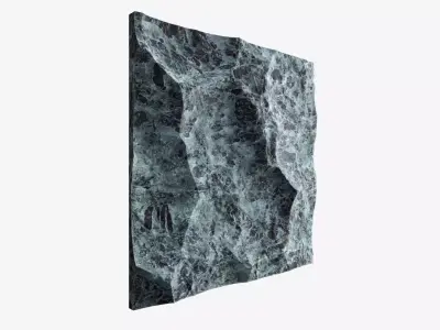 87-RockPanel rock wall art transparent 3D model