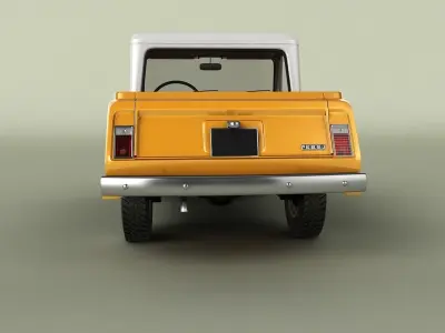 Jeep Jeepster Commando Pick Up 3D model