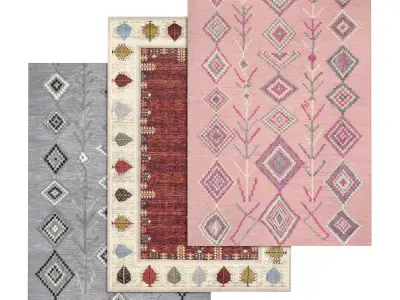 Rug Set 1507 3D model
