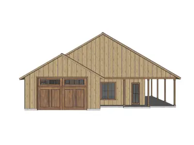 Barndominium House 98 -Archimple LLC 3D model