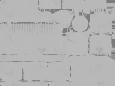 Baluster wooden pole 3D model