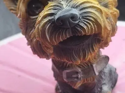 little yorkie girl 3D print model