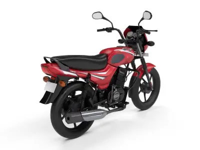 Bajaj CT 100 Low-poly 3D model