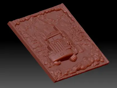 truck 3D print model