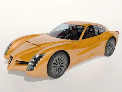  Alfa Romeo 1900 SS  Concept 3D model