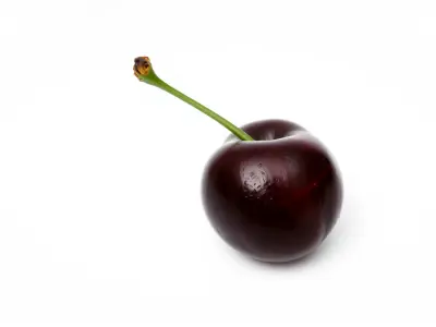 Realistic Cherry with Dark Red Glossy Texture model pack Low-poly 3D model