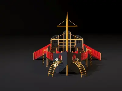 Playground ship 3D model