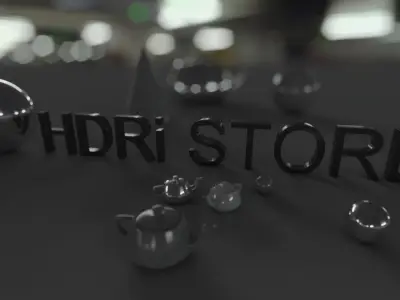 Parking Garage sIBL Free 3D model