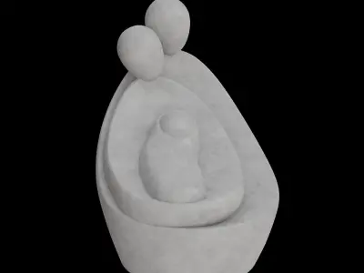 Love Sculpture Home Decoration Valentines Day Gift Couple Art 3D print model