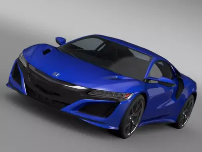 Honda NSX 2016 3D model