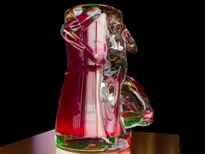 Woman Like Glass Vase 3D print model