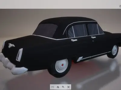 Lowpoly Car 04 Low-poly 3D model