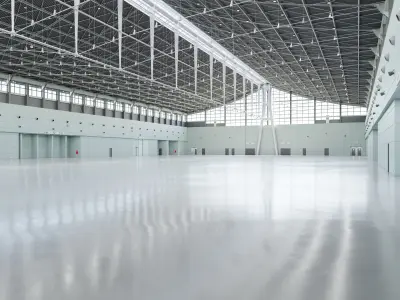 Exhibition Hall Interior 1 Low-poly 3D model