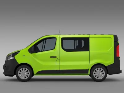 Opel Vivaro MultiVan EcoFlex 2017 3D model