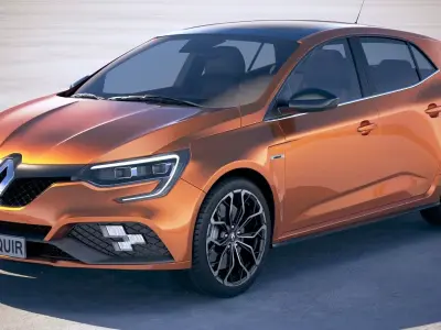 Renault Megane RS 2018 3D model