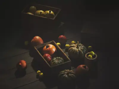 POLYPASTA - Autumn Set 01 3D model