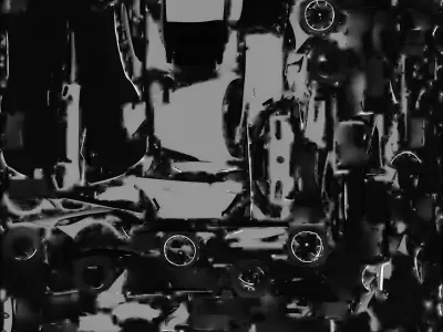 Christmas Racer Supercar 3D Model Festive Performance Low-poly 3D model