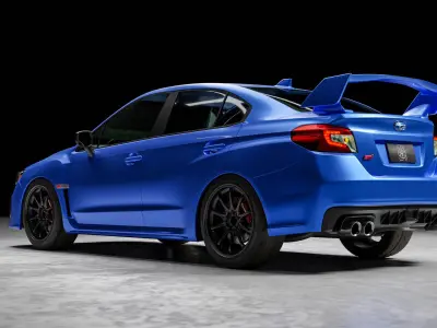 Subaru Wrx Sti 2019 3D model