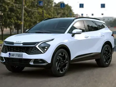 KIA Sportage X-Pro 2023 3D model
