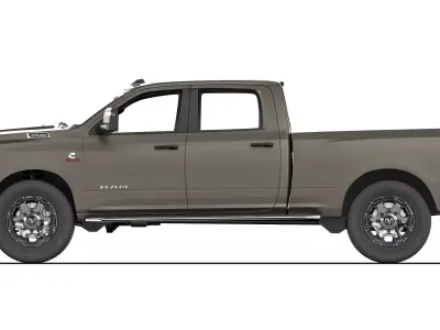 RAM 2500 Big Horn 2025 3D model