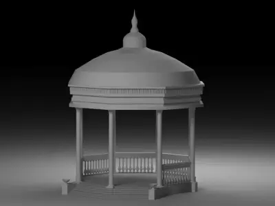 Indian Dome Structure 3D model