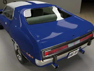 AMC AMX Javelin SST 1971 3D model