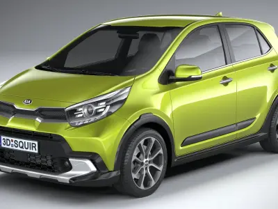 Kia Picanto X-line 2021 3D model
