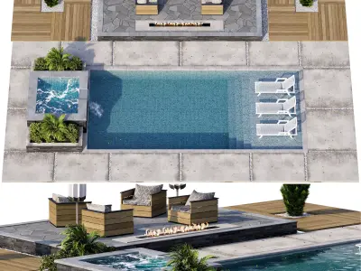 Pool 24 3D model