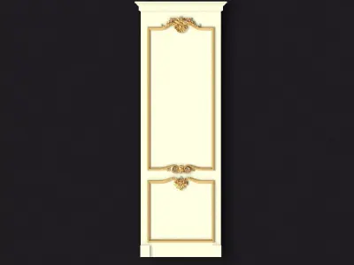 classical elegant door 3D model